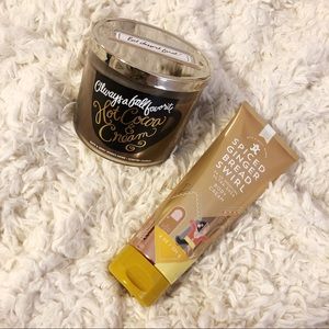 Bath & Bodyworks Candle & Lotion set!